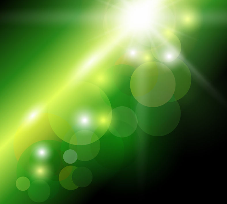 free vector Abstract Green Bokeh Background